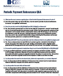 Periodic Payment Reinsurance Q&A